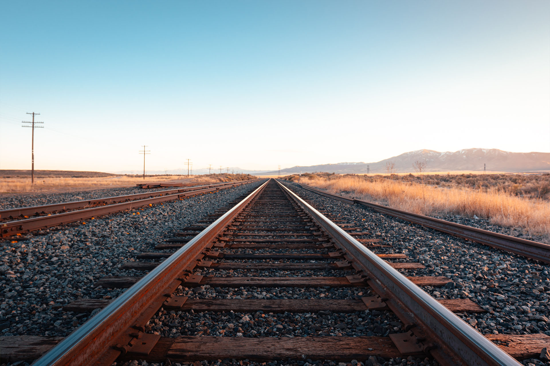 Railway Tracks: Steel is used in railway tracks that  makes travelling by rail possible.